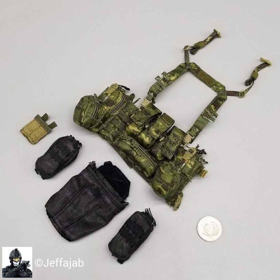 1:6 Easy & Simple PMC Urban Operation Sniper MK5 Chest Rig Set for 12" Figures