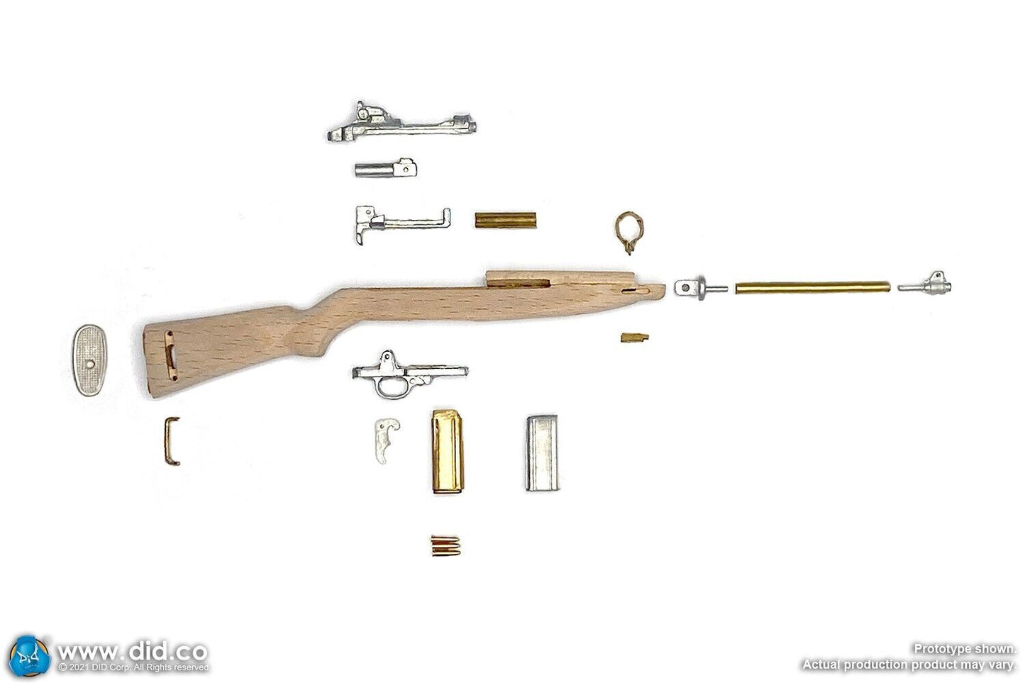 1:6 scale DiD WWII Sergeant Horvath M1 Carbine (Wood & Metal) for 12" Figures