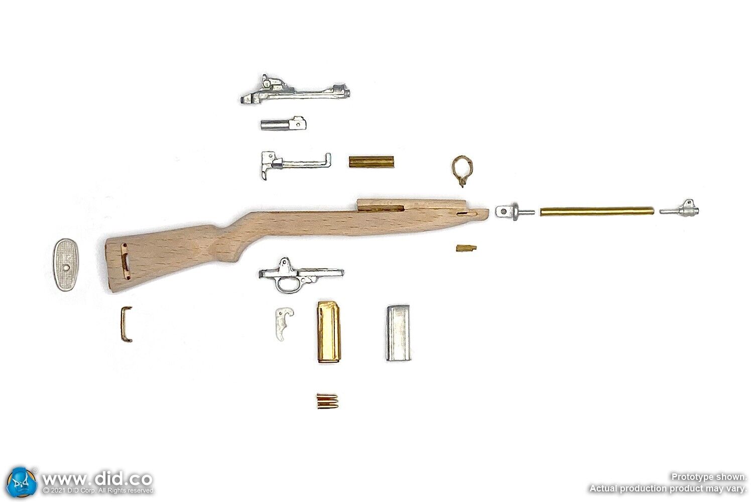 1:6 scale DiD WWII Sergeant Horvath M1 Carbine (Wood & Metal) for 12" Figures