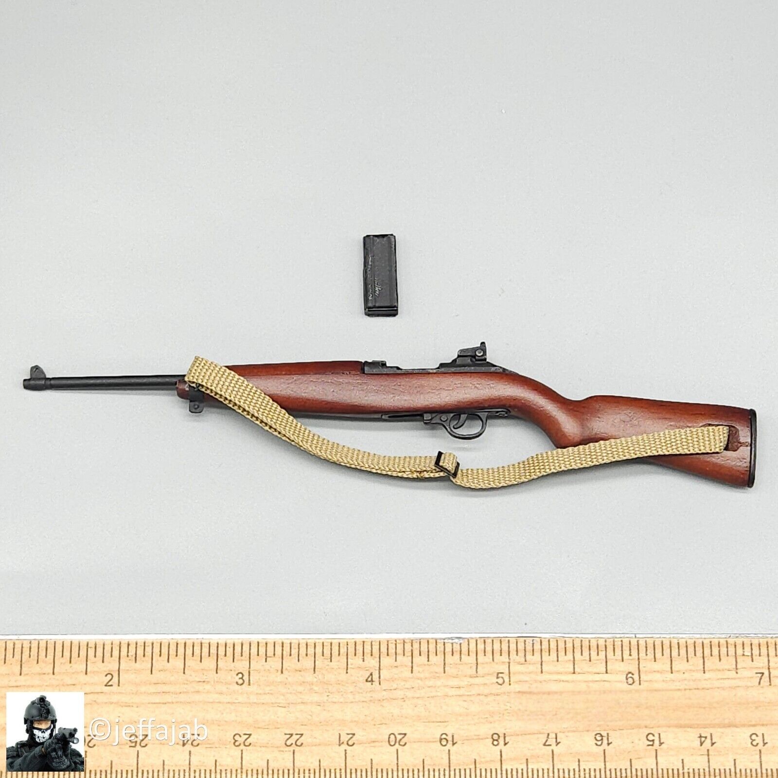 1:6 scale DiD WWII Sergeant Horvath M1 Carbine (Wood & Metal) for 12" Figures