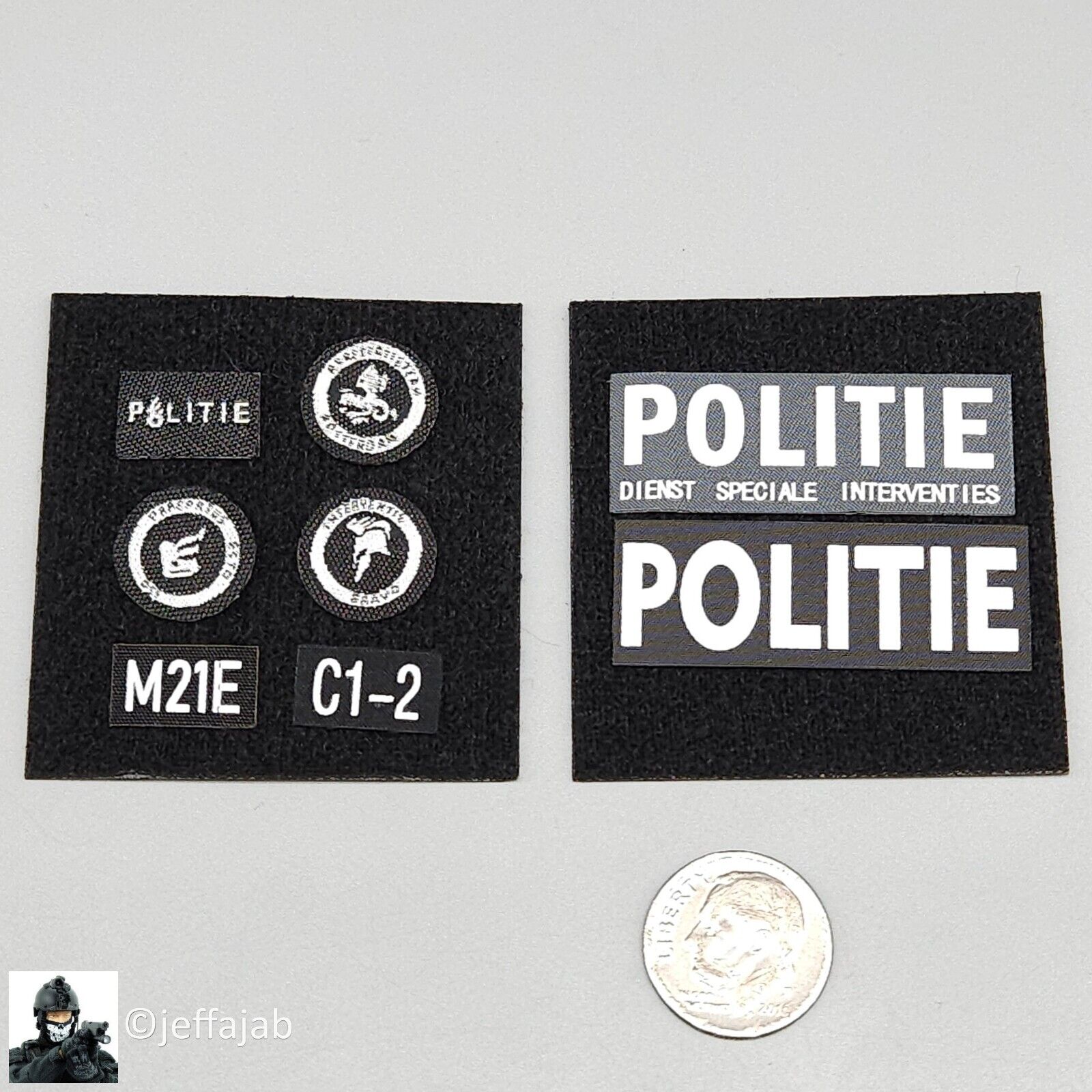 1:6 Easy & Simple Dutch DSI Sniper Version Patches for 12" Figures