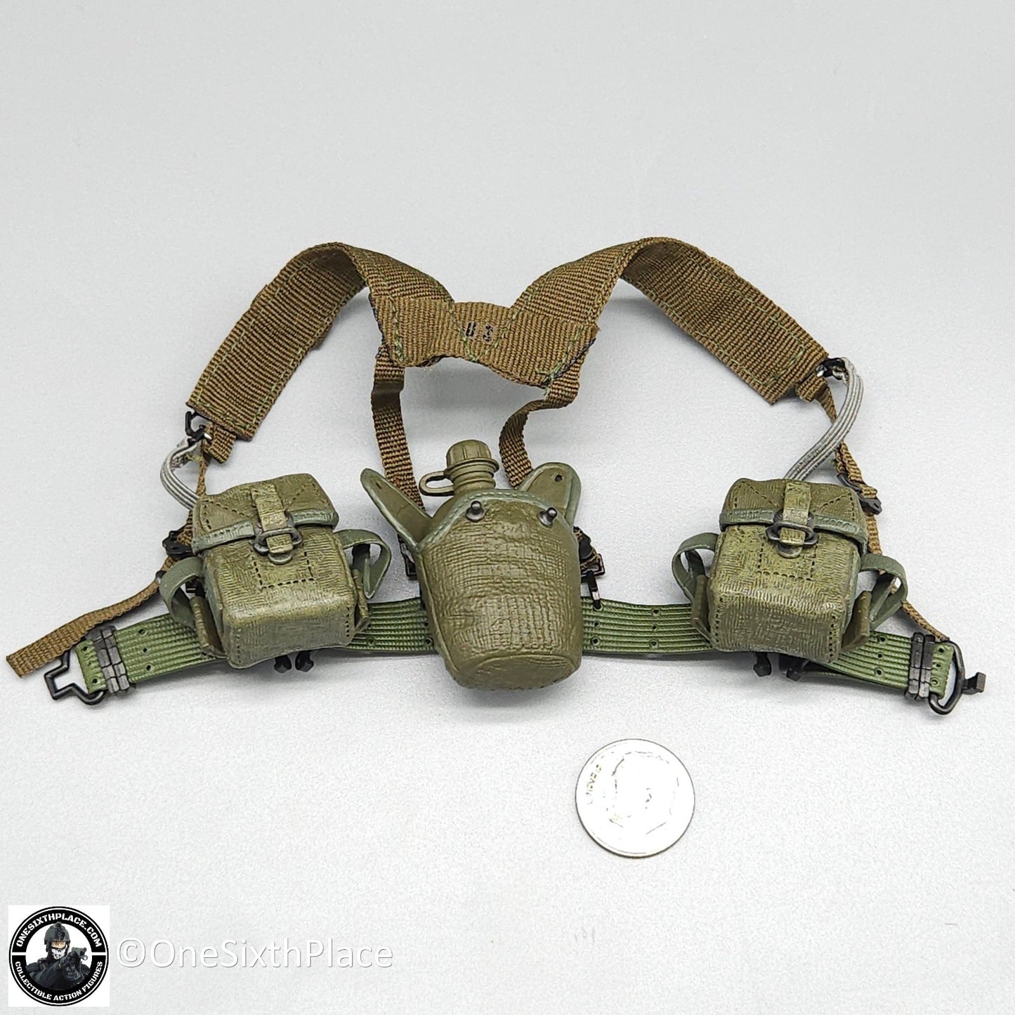 1:6 scale Dragon Vietnam US Lt Col Moore M56 Belt & Pouch Set for 12" Figures