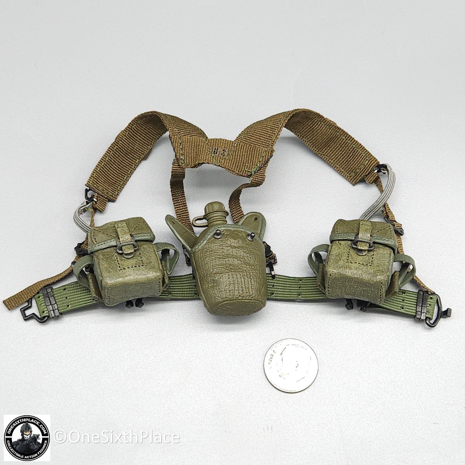 1:6 scale Dragon Vietnam US Lt Col Moore M56 Belt & Pouch Set for 12" Figures