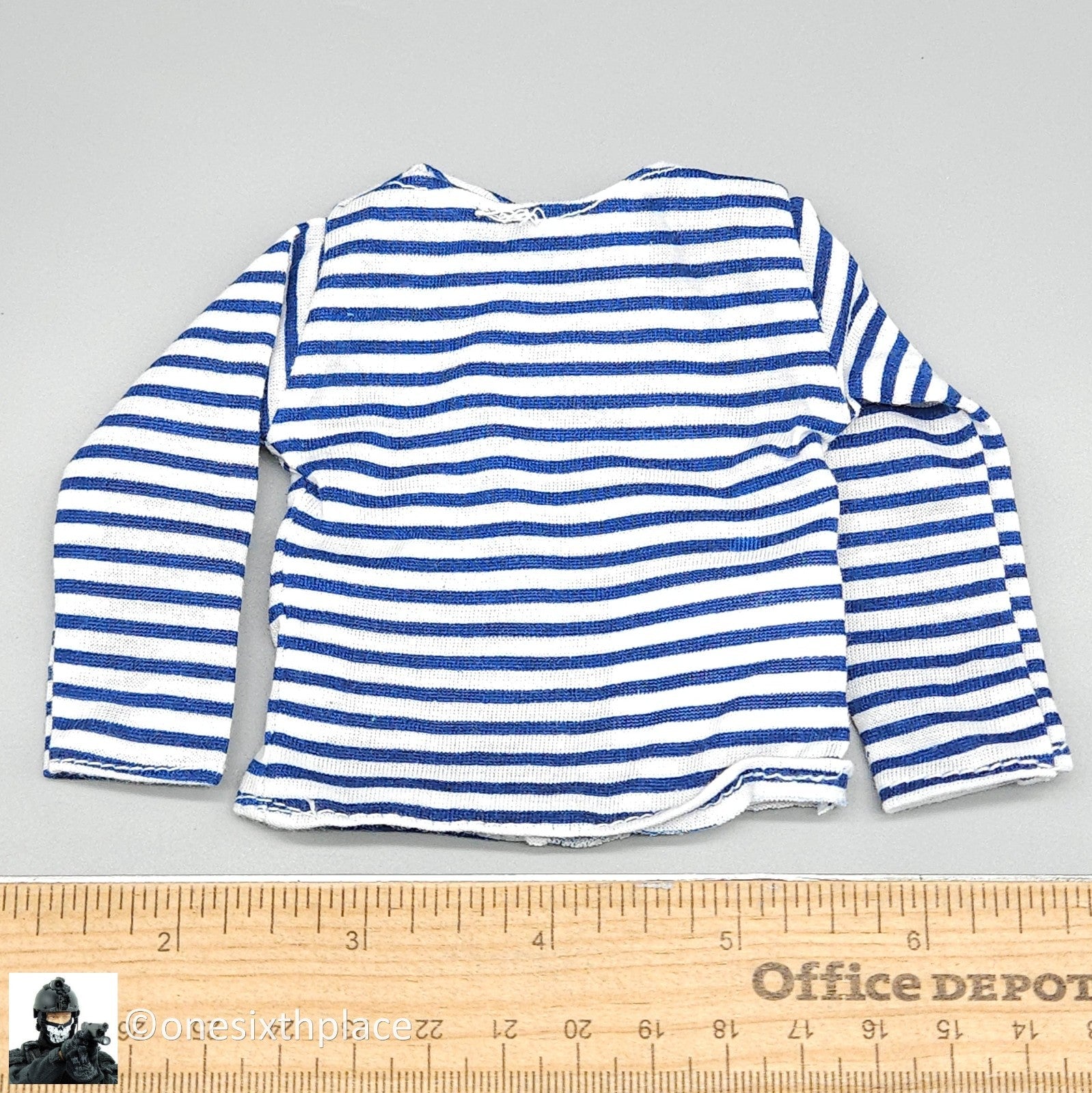 1:6 Ultimate Soldier Russian Spetsnaz Telnyashka Blue Stripped Shirt 12" Figures