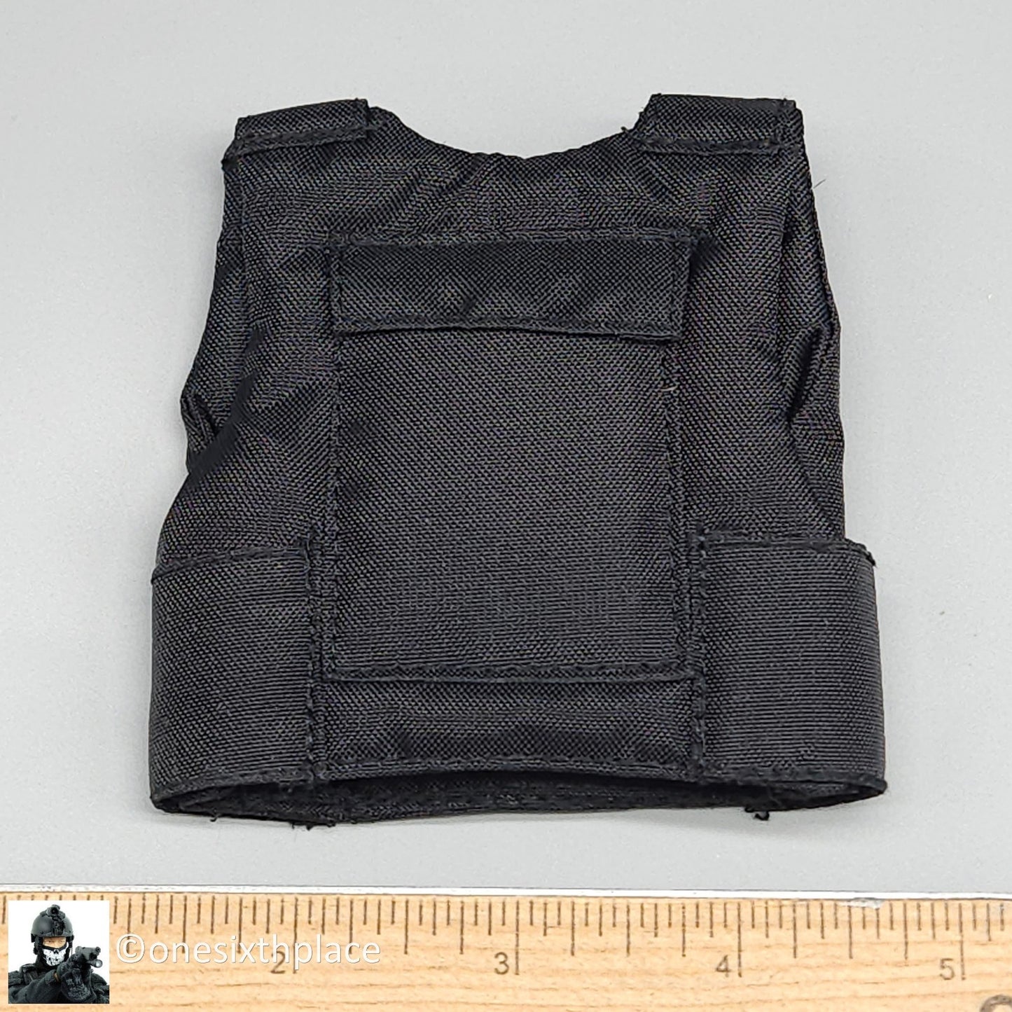 1:6 Ultimate Soldier Armed Terrorist Black Body Armor for 12" Figures