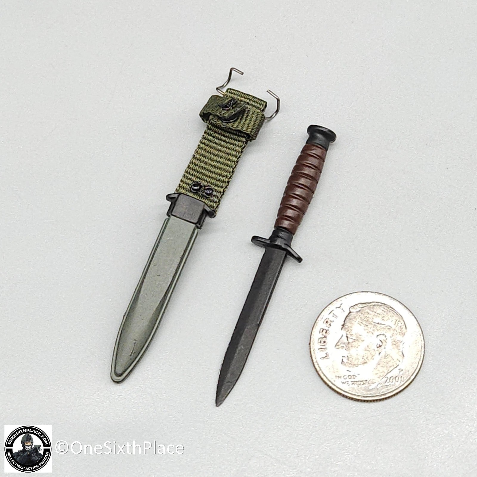 1:6 scale DiD Vietnam US Army Colonel James M7 Bayonet Knife for 12" Figures