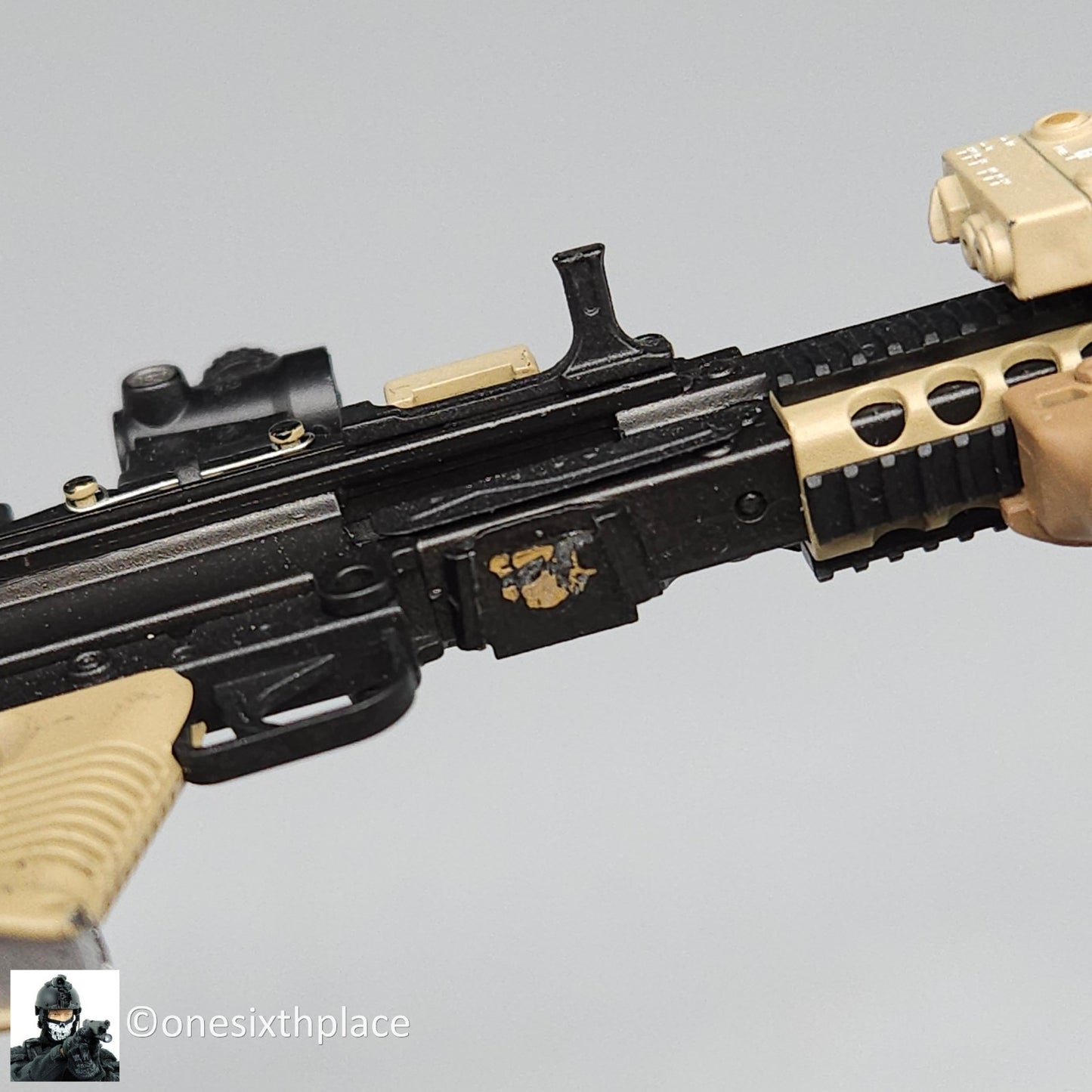 1:6 scale Easy & Simple SAD Low Profile SAW K Compact 5.56 Machine Gun