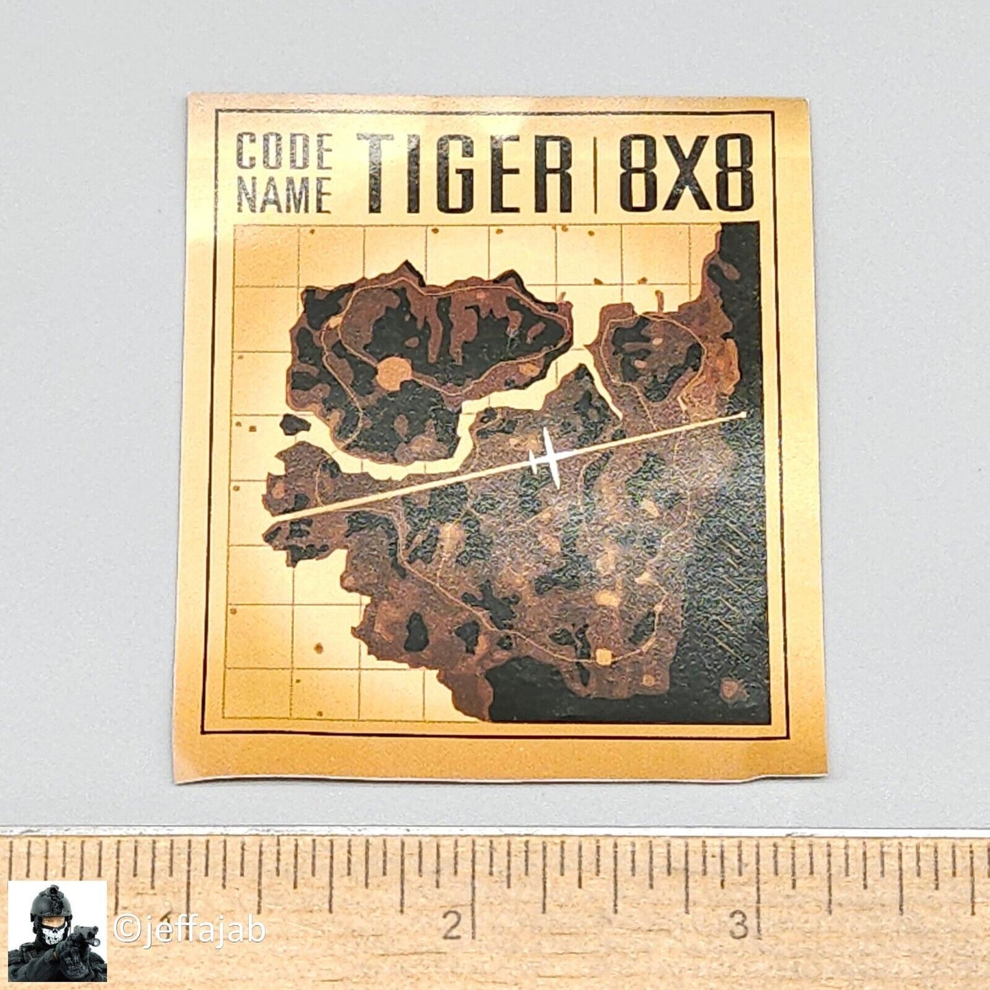 1:6 Soldier Story PUBG Battlegrounds Female Taego 8x8 Map