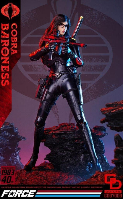 1:6 scale GD TOYS GI Joe Cobra Baroness 12" Female Figure GD-97009