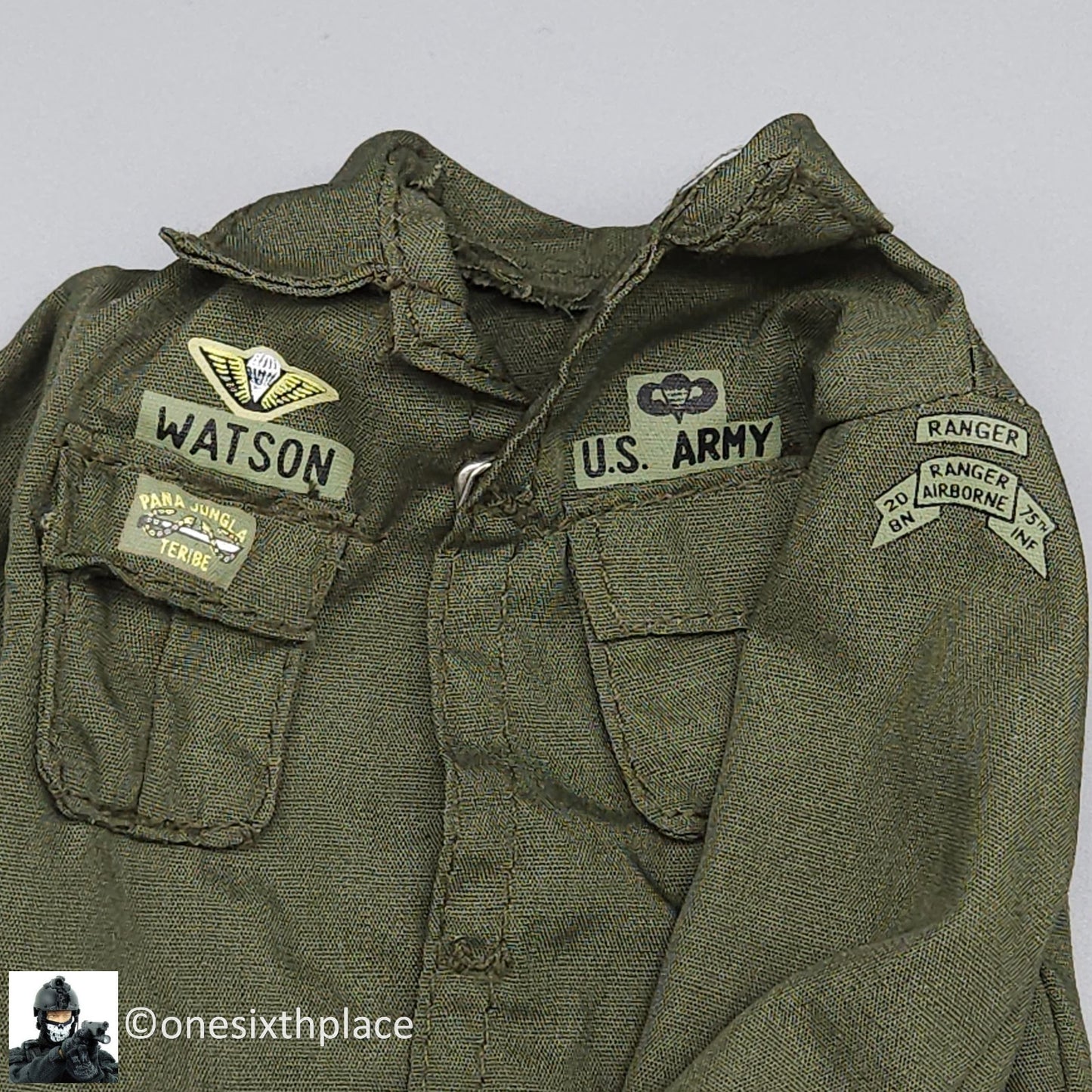 1:6 Ultimate Soldier US Army Ranger Recon Uniform w/ Patches for 12" Figures