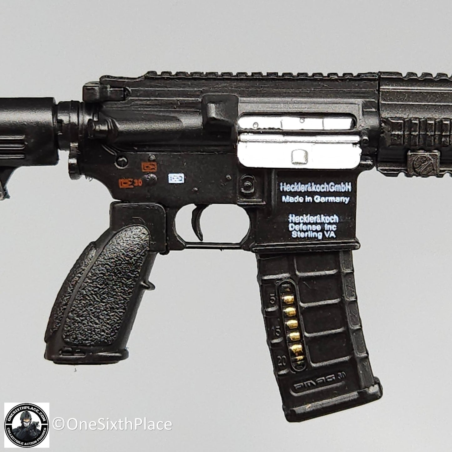 1:6 scale Fire Girl Female CQB Tactical Agent in Grey HK416 Rifle 12" Figures
