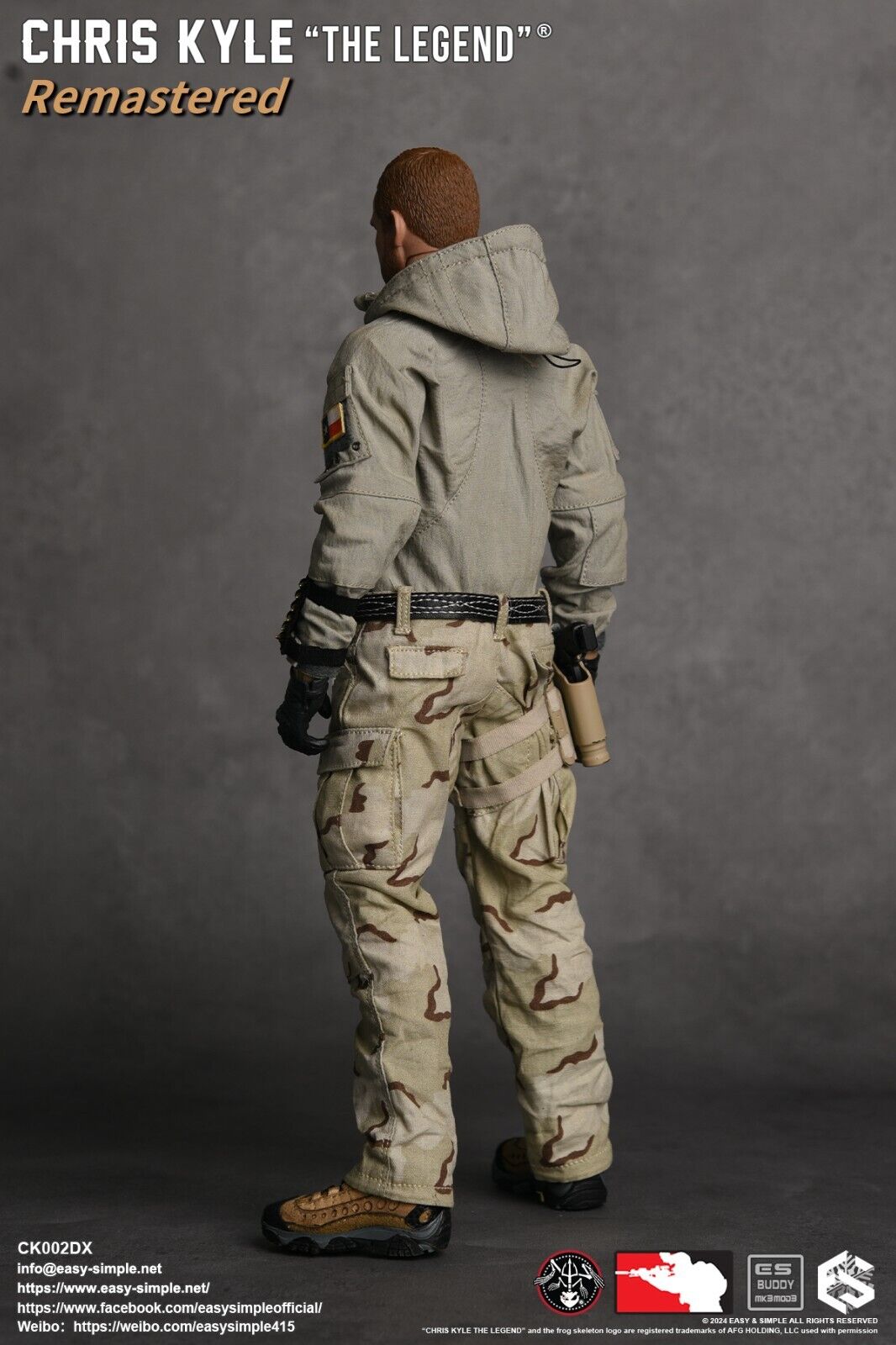 1:6 scale Easy & Simple Chris Kyle The Legend Remastered Deluxe Version CK002DX