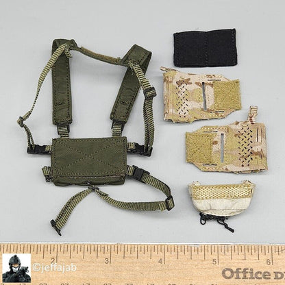 1:6 Easy & Simple PMC Field Recce Green MK4 Chest Rig for 12" Figures