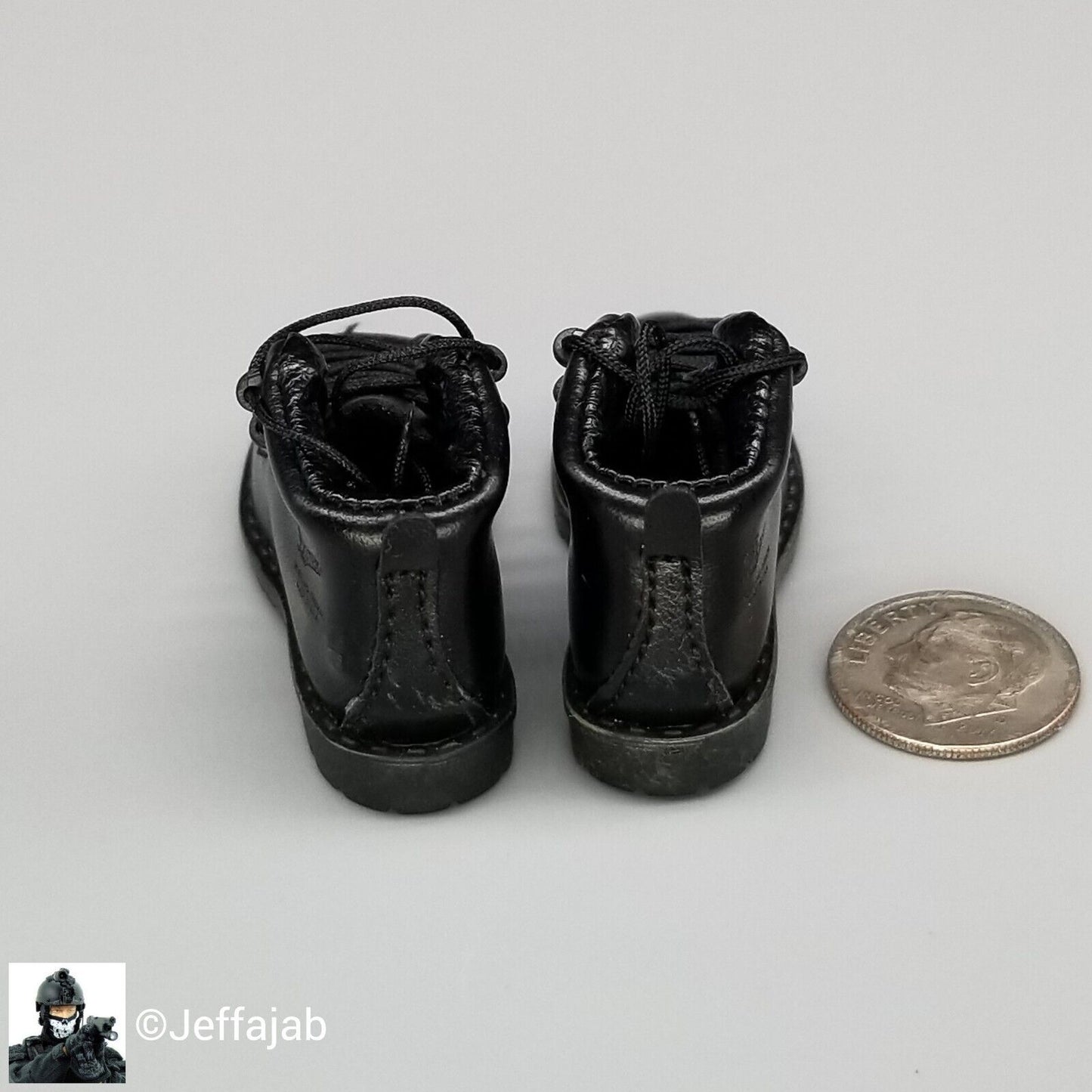 1:6 Easy & Simple PMC Urban Operation Sniper Black Hiking Boots 12" Figures