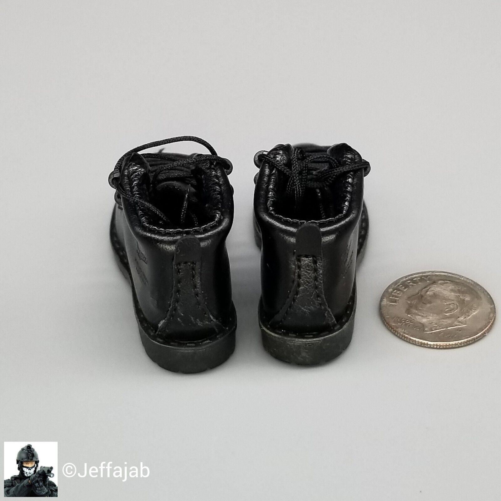 1:6 Easy & Simple PMC Urban Operation Sniper Black Hiking Boots 12" Figures