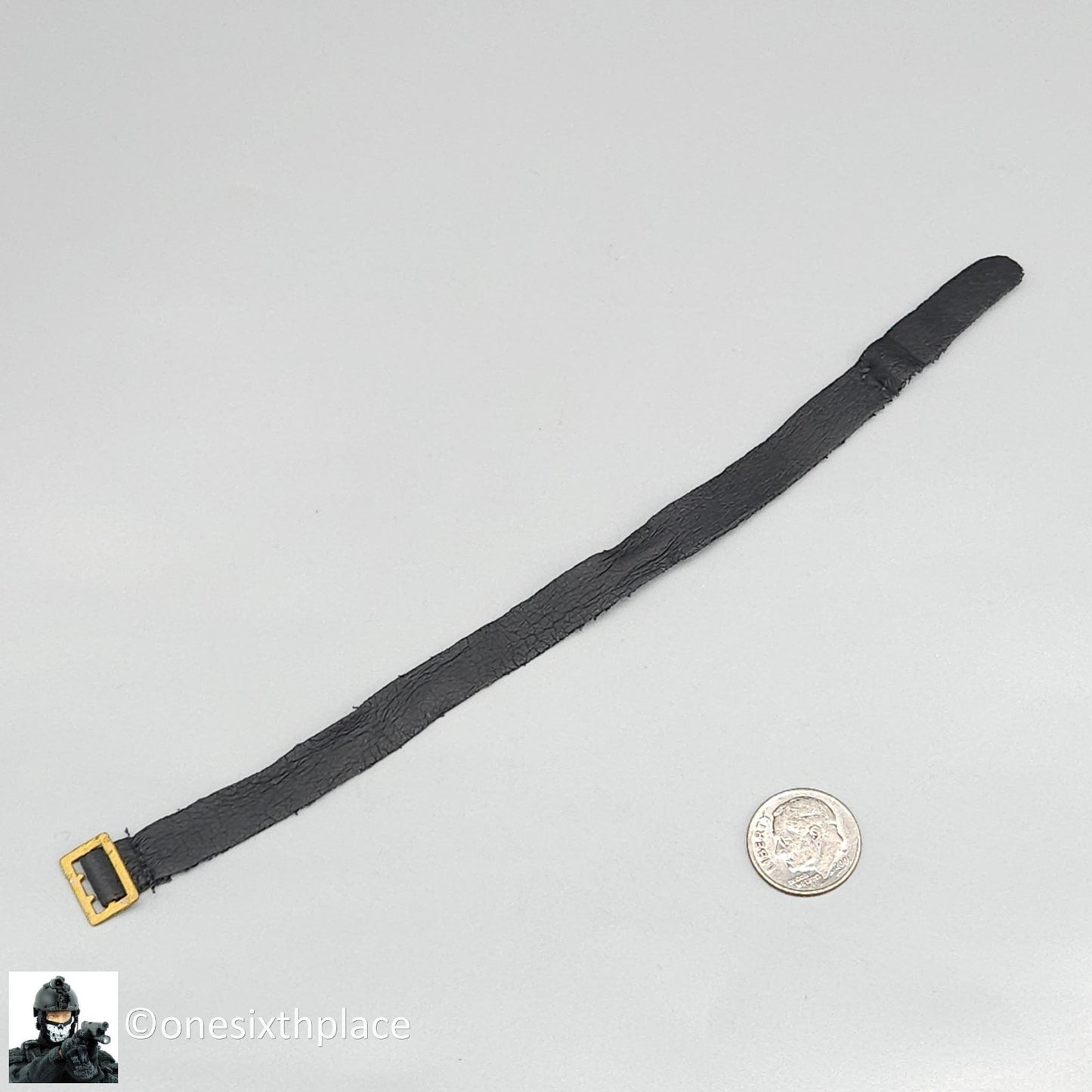 1:6 scale Sideshow Civil War Confederate Leather Belt w/ Buckle for 12" Figures