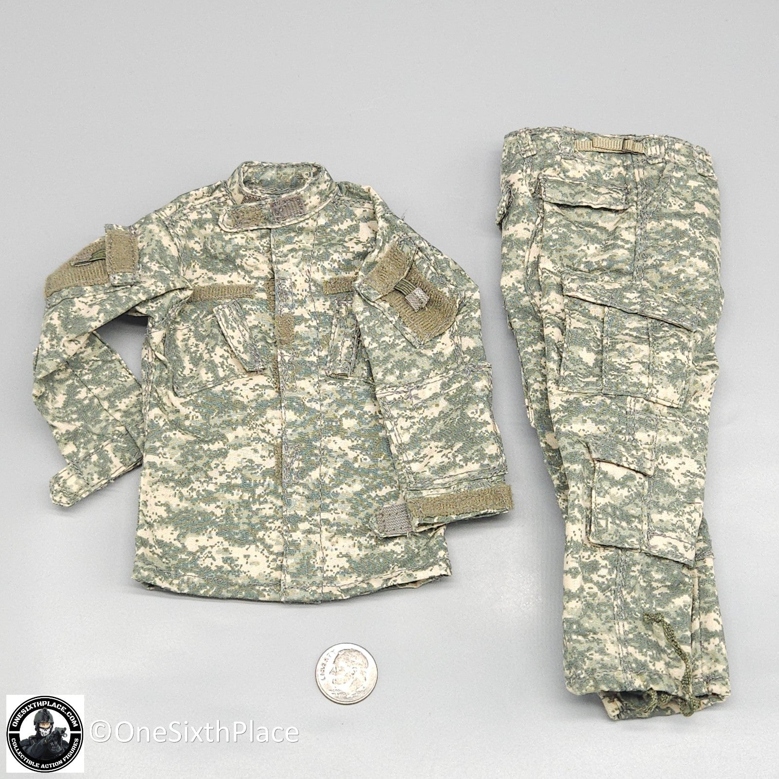 1:6 scale DiD US Army ACU Combat Uniform for 12" Figures