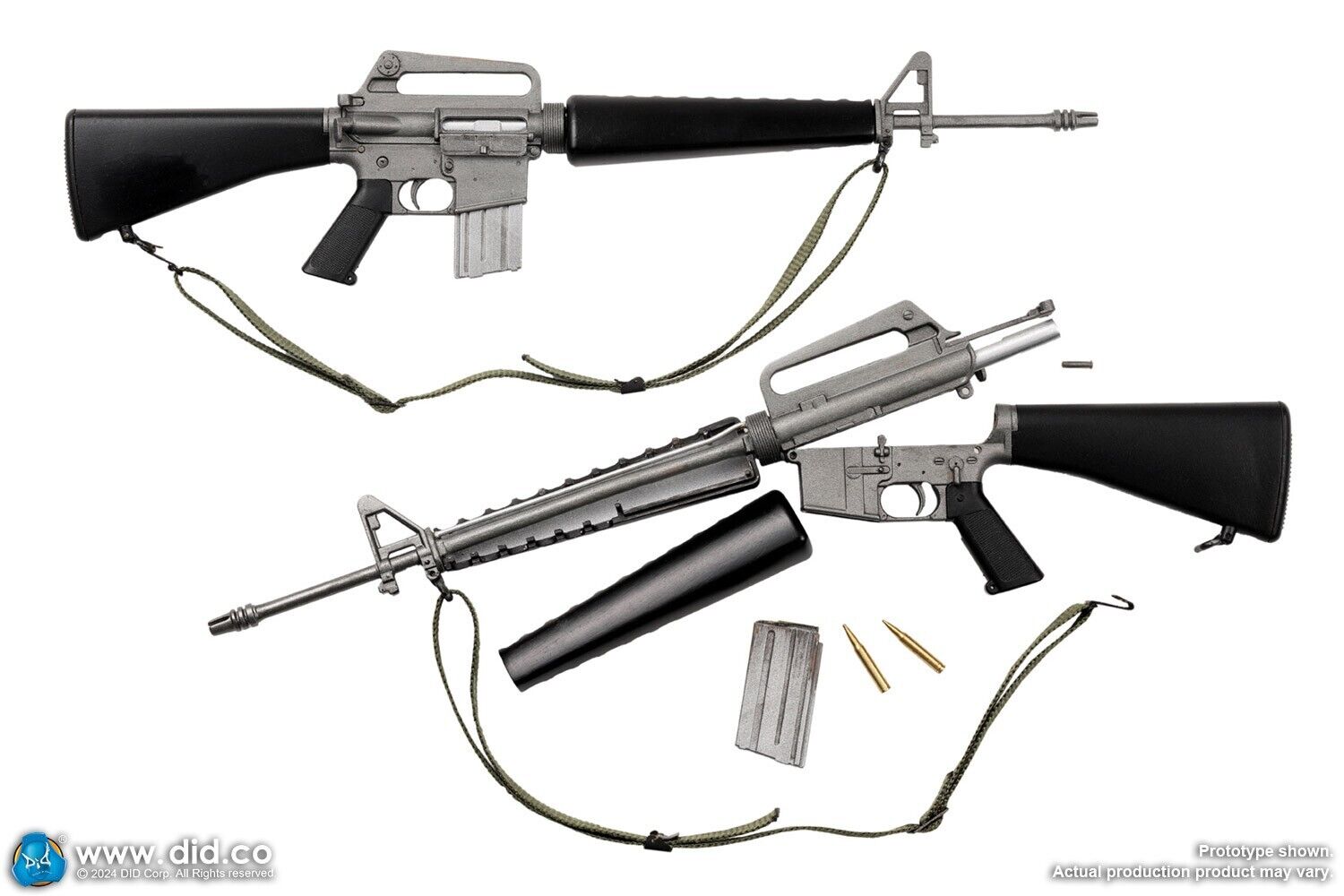 1:6 scale DiD Vietnam War US Army Lt Col Moore M16 Rifle for 12" Figures