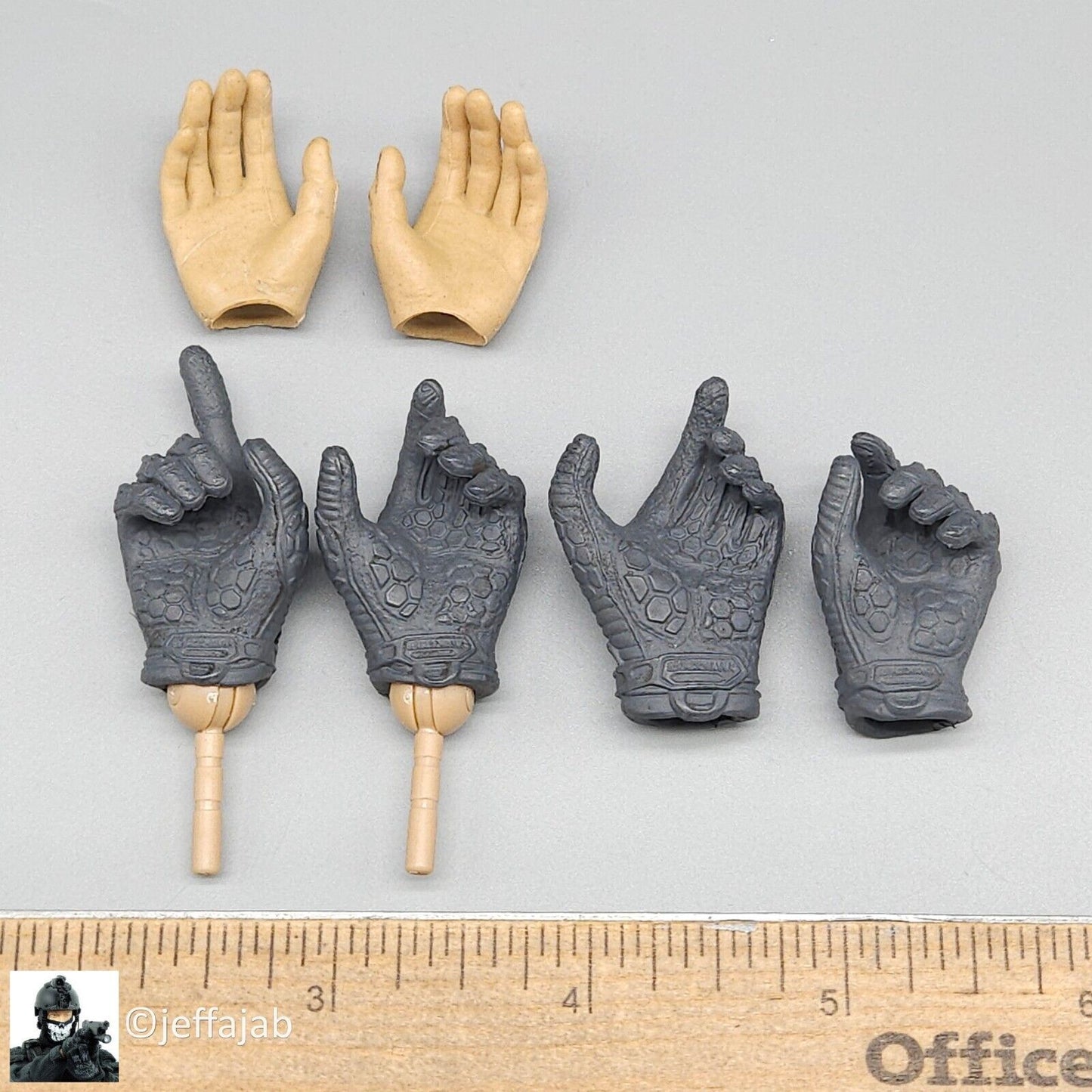 1:6 Easy & Simple Russian Special Operations Forces SSO Gray Gloved Hands