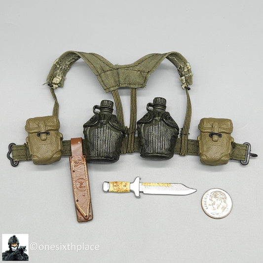 1:6 scale Ultimate Soldier Vietnam SEAL Belt Pouch Knife Set for 12" Figures