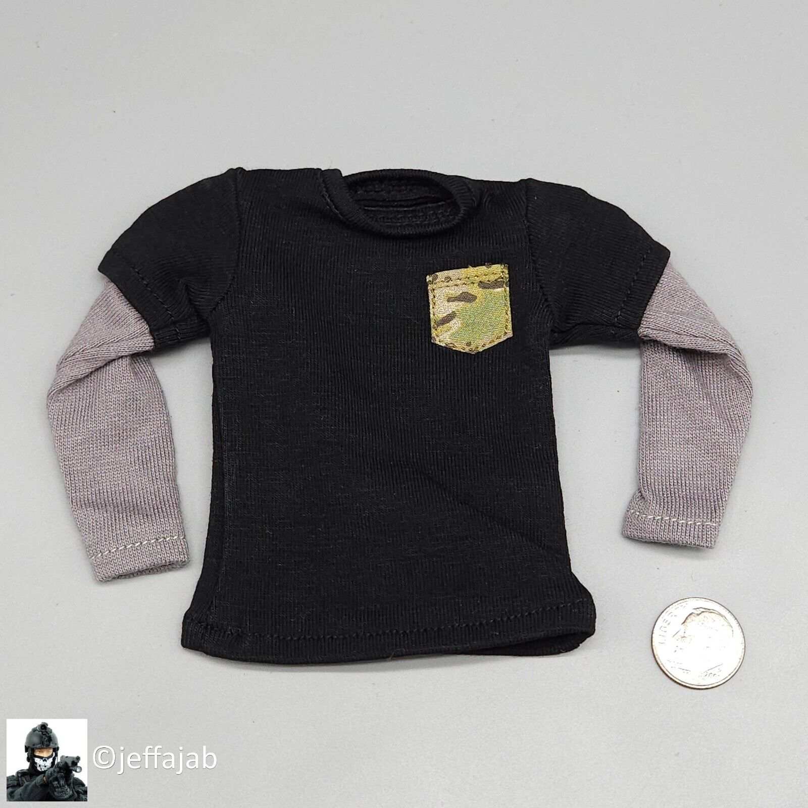 1:6 Easy & Simple Veteran Tactical Instructor Special Long Sleeve Shirt 12"