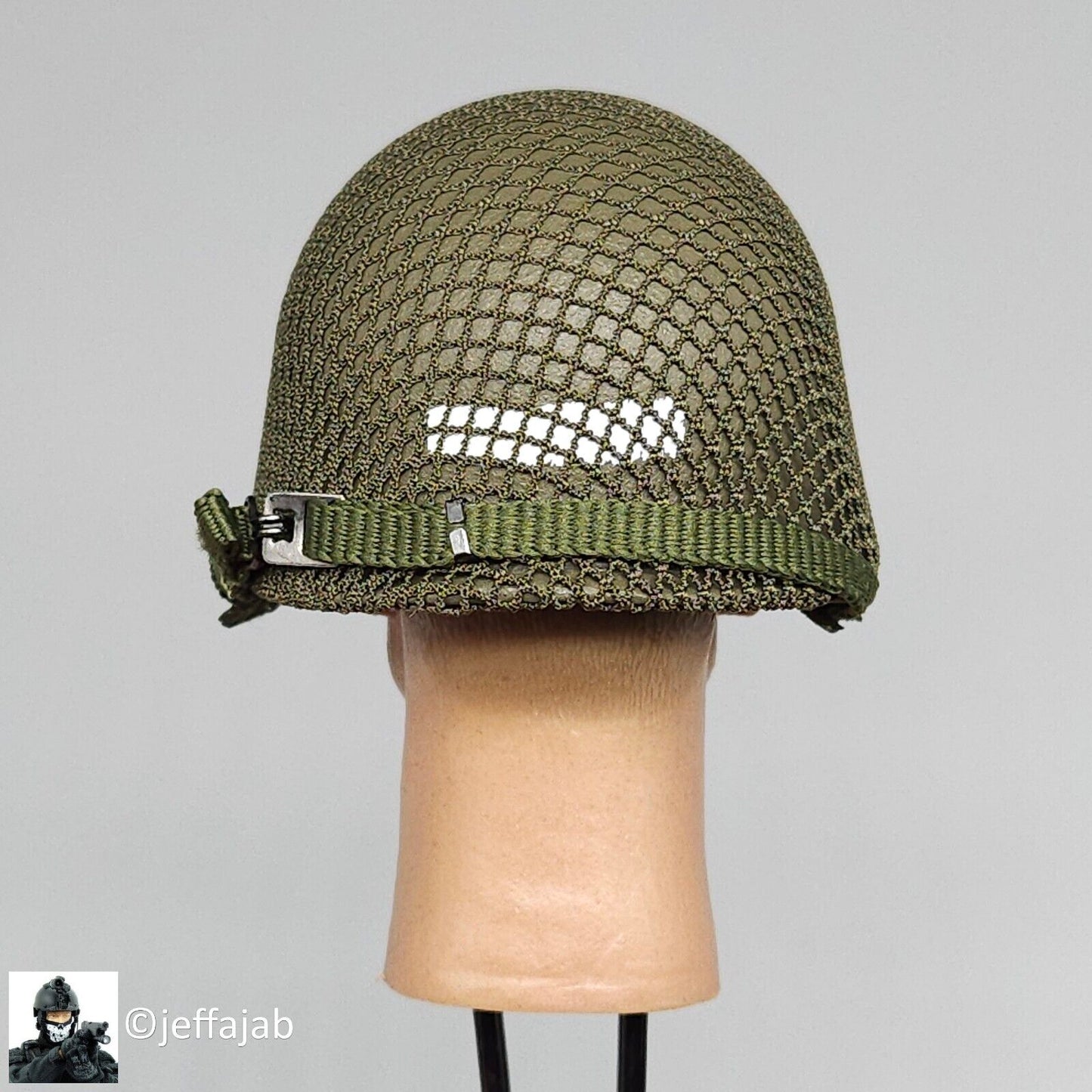 1/6 scale DiD WWII 29th Infantry Corporal Upham M1 Helmet for 12" Figures