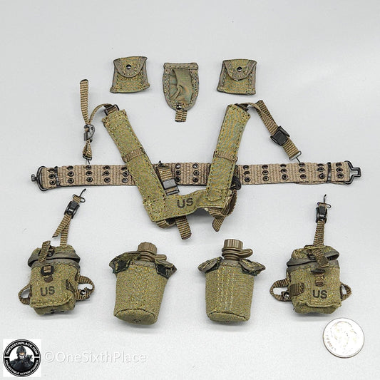 1:6 scale Toy Soldier Vietnam LRRP Kenn Miller M56 Belt Pouch Set for 12" Figure