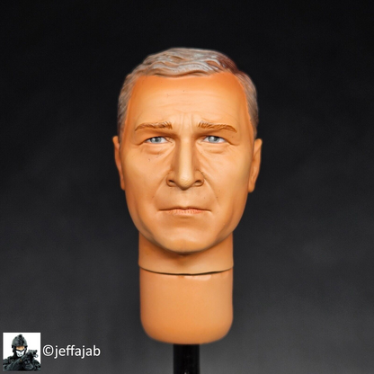 1:6 BBI Pilot George Bush Male Head Sculpt for 12" Figures