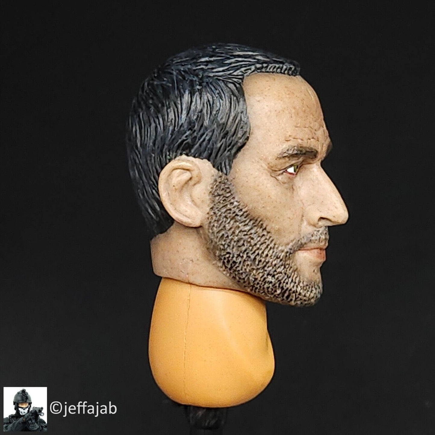 1:6 scale Heroic Leon the Professional Jean Reno Male Head Sculpt for 12" Figure