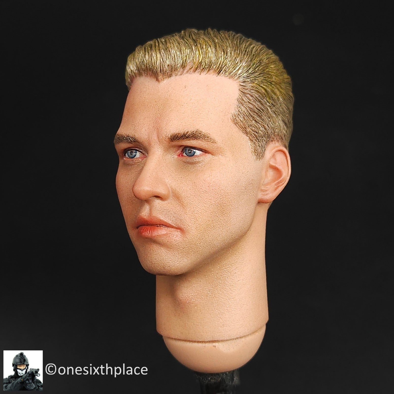 1:6 DID US Navy F-14 Pilot Tom & Nick "Iceman" Head Sculpt for 12" Figures