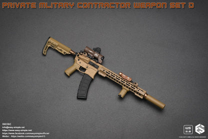 1:6 Easy & Simple Private Military Contractor Weapon Set D Ver. C for 12" Figure