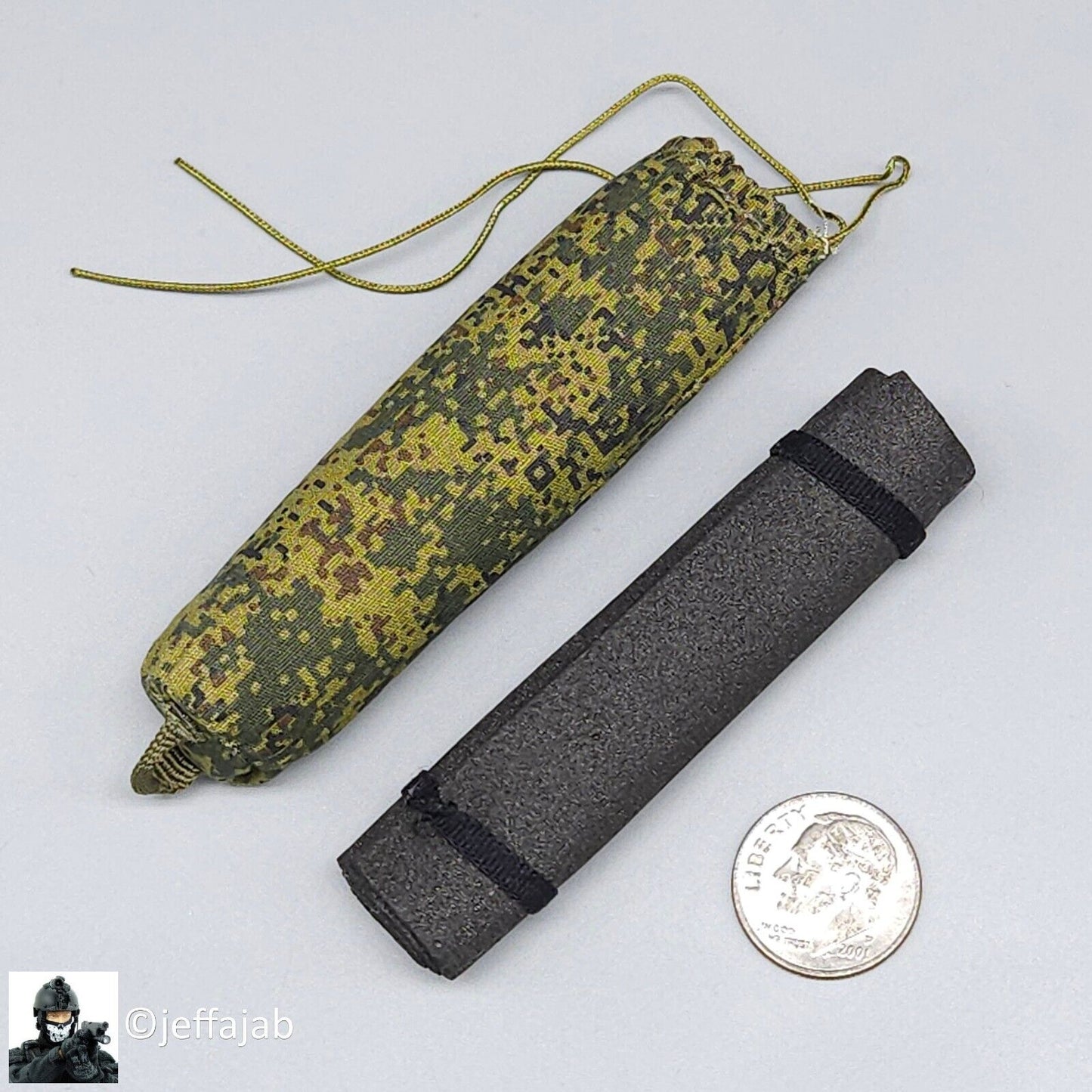 1:6 DamToys Russian Motorized Rifle Brigade Camo Bed Roll Pouch for 12" Figures