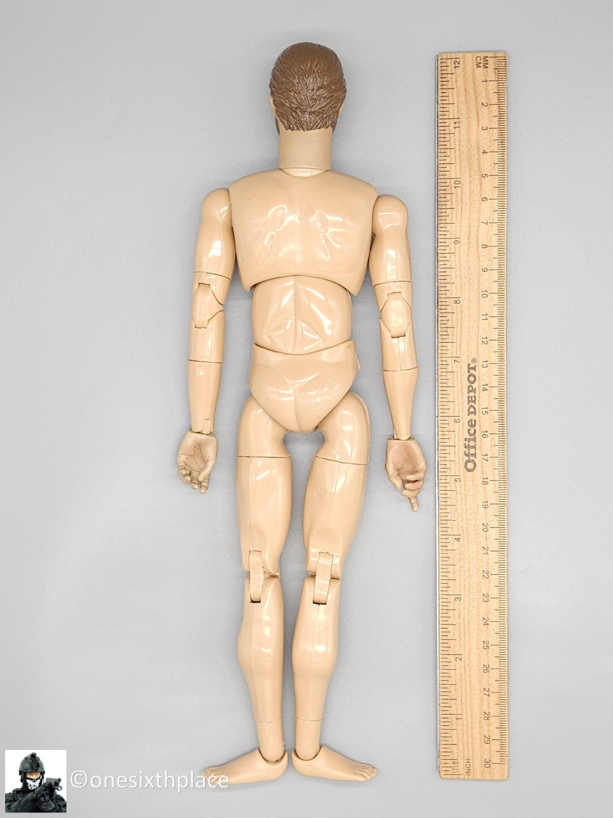 1:6 scale Sideshow Civil War 29th Alabama Infantry Male Nude Body 12" Figure