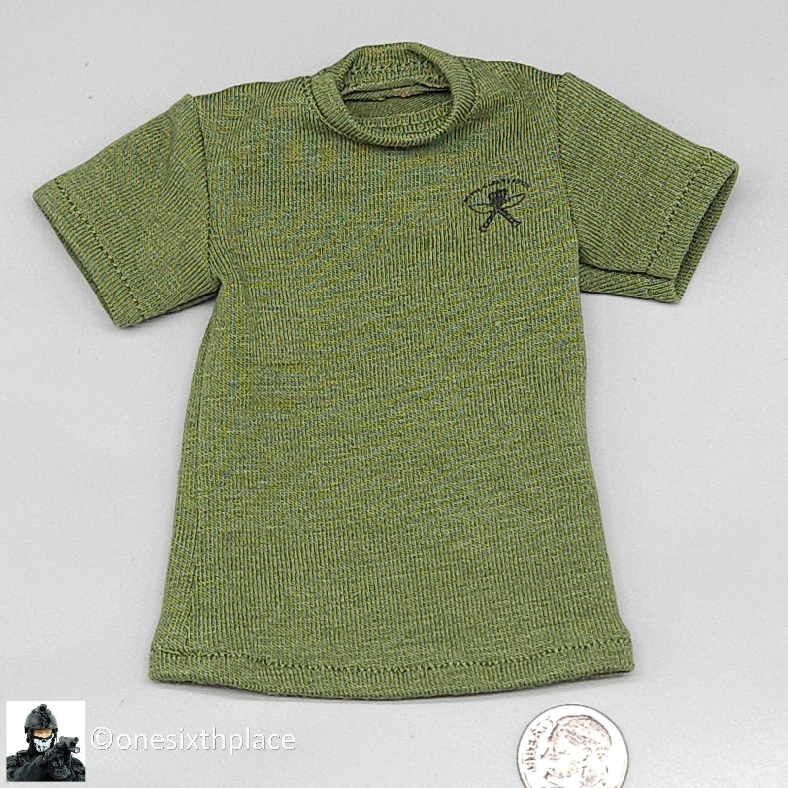 1:6 scale Easy & Simple British Army Brigade of Gurkhas Mens Green Logo T-Shirt