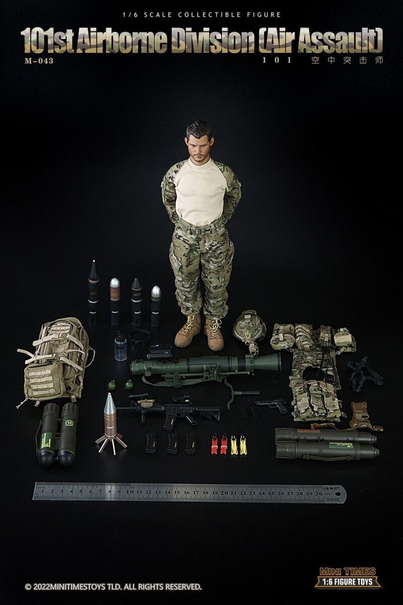 1:6 Mini Times 101st Airborne Div Multicam OCP Combat Uniform for 12" Figures