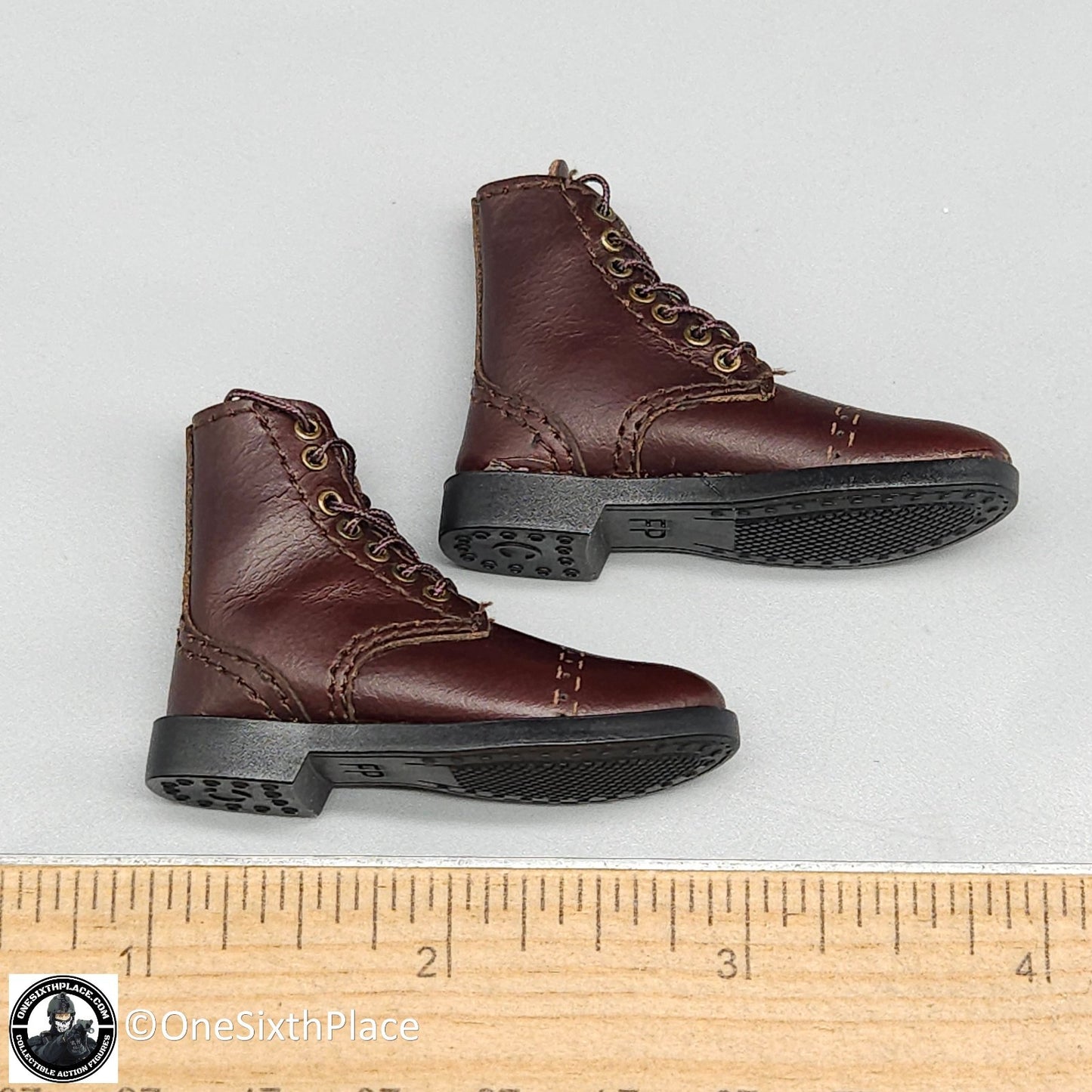 1:6 WWII US 2nd Armored Div Tank Loader "Coon Ass" Boots for 12" Figures