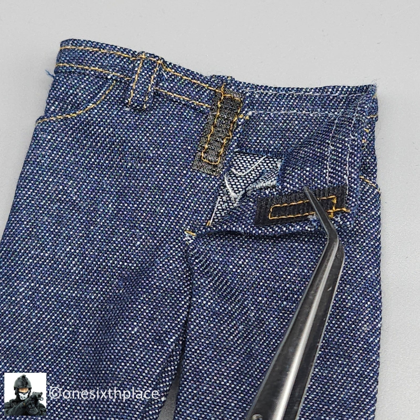 1:6 scale Triad Toys Mens Blue Jeans Pants for 12" Figures