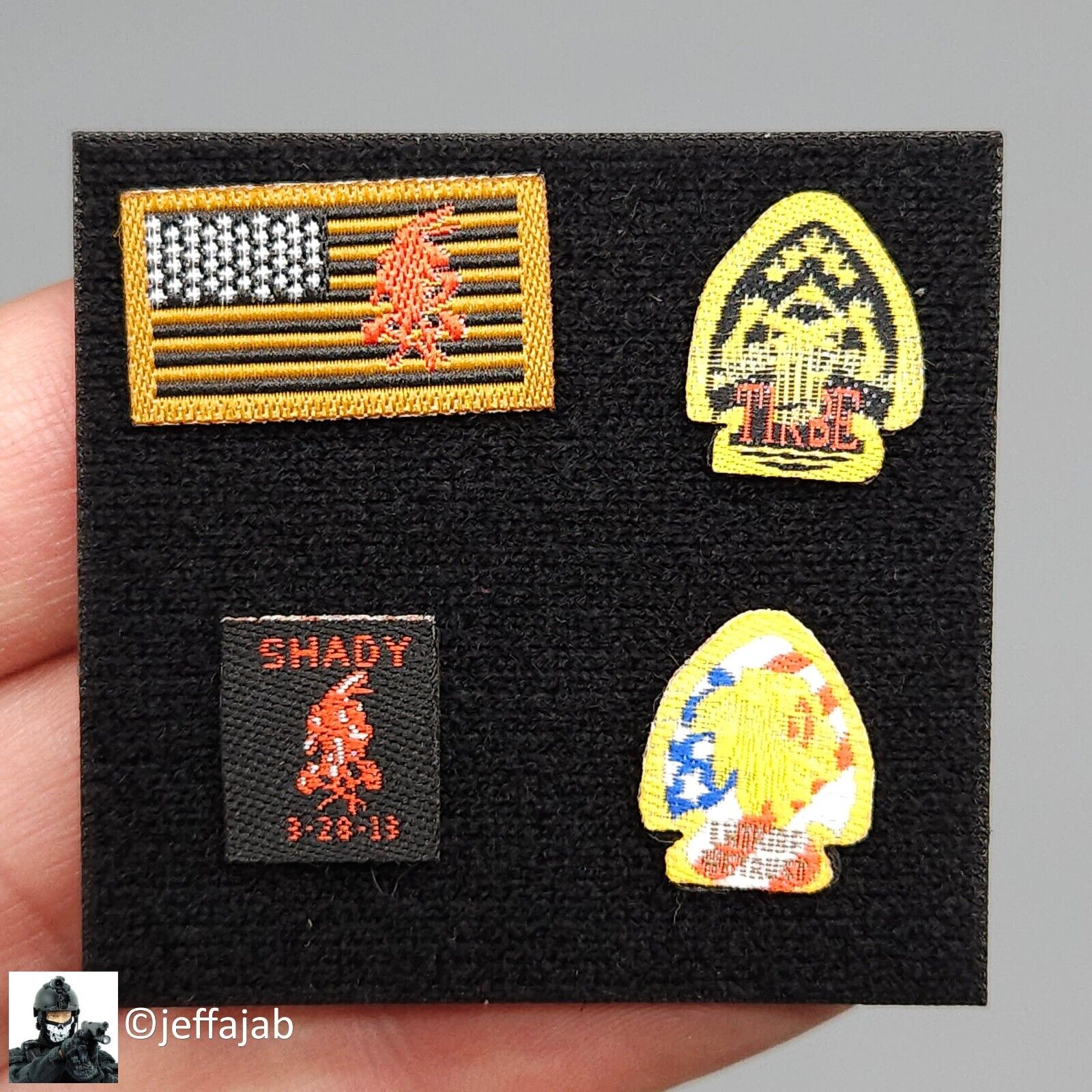 1:6 Easy & Simple Recce Element Navy SEAL Patches for 12" Figures