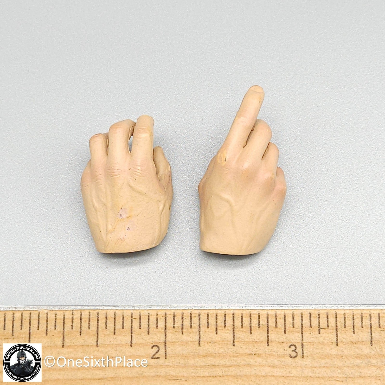 1:6 Sideshow Civil War Male Rifle Grip Hands (Used) for 12" Figures