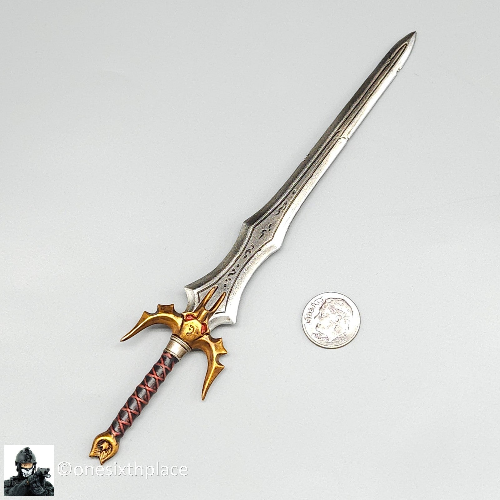 1:6 TBLeague PL2022-202A Hell’s Messenger Golden Female Sword for 12" Figures