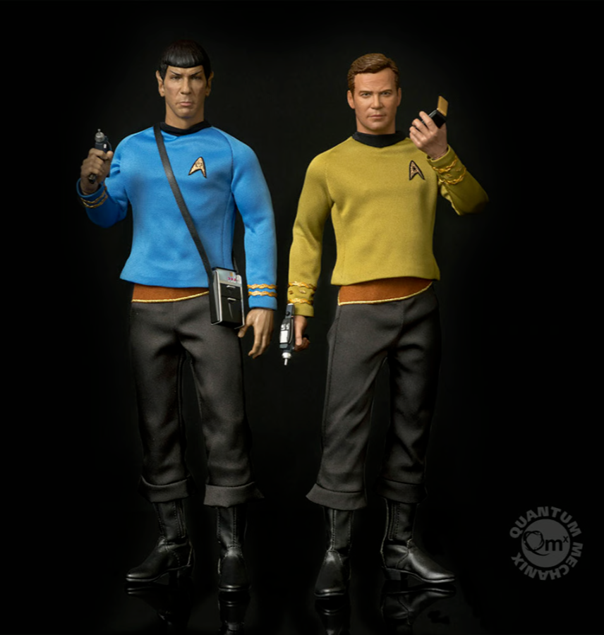 1:6 scale QMX Quantum Mechanix Star Trek Captain Kirk 12" Figure STR-0071T