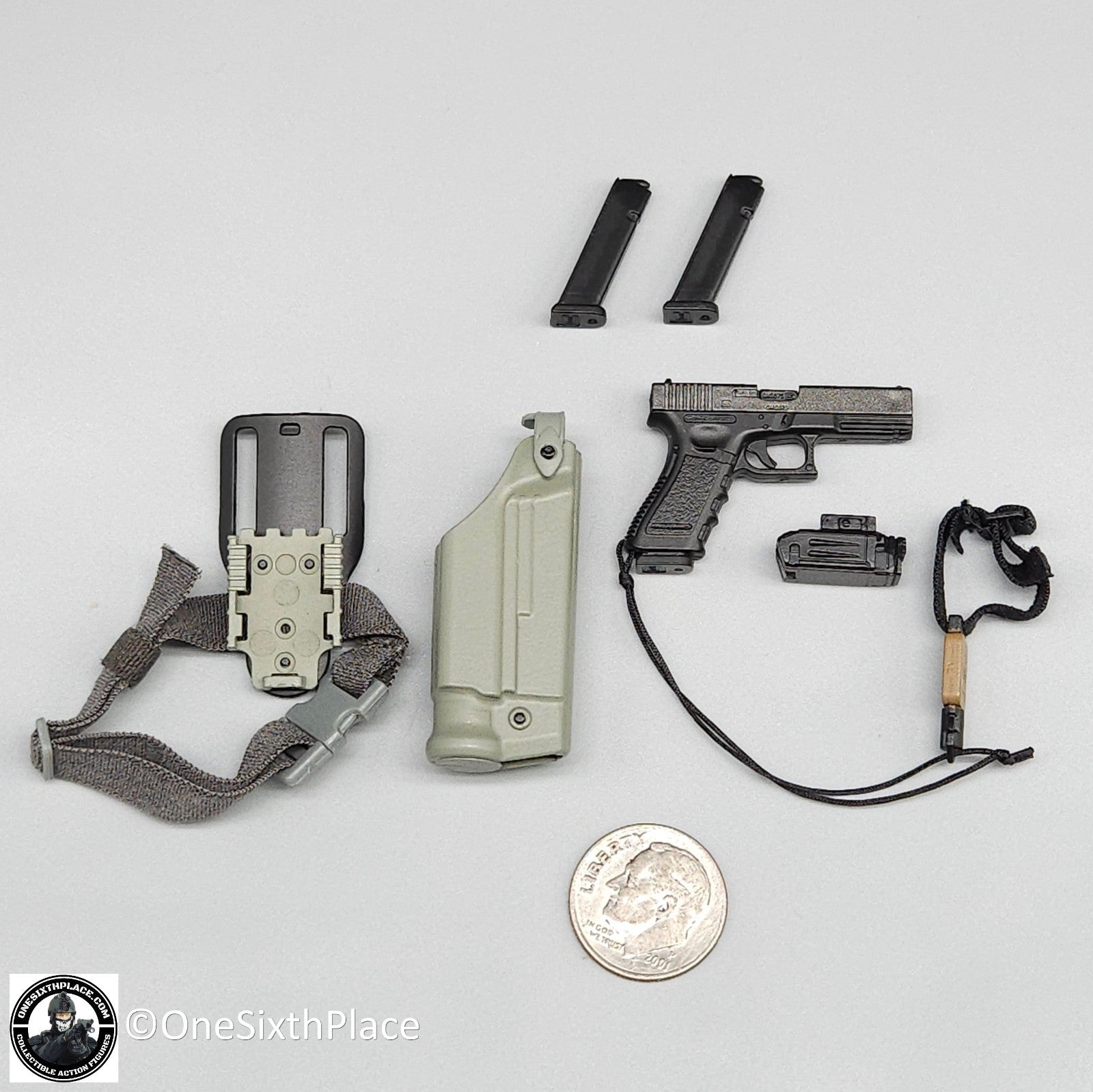 1:6 Easy & Simple SDU Assault Team 2023-2024 Pistol w/ Holster for 12" Figures