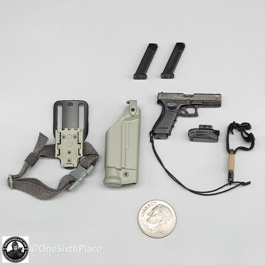 1:6 Easy & Simple SDU Assault Team 2023-2024 Pistol w/ Holster for 12" Figures