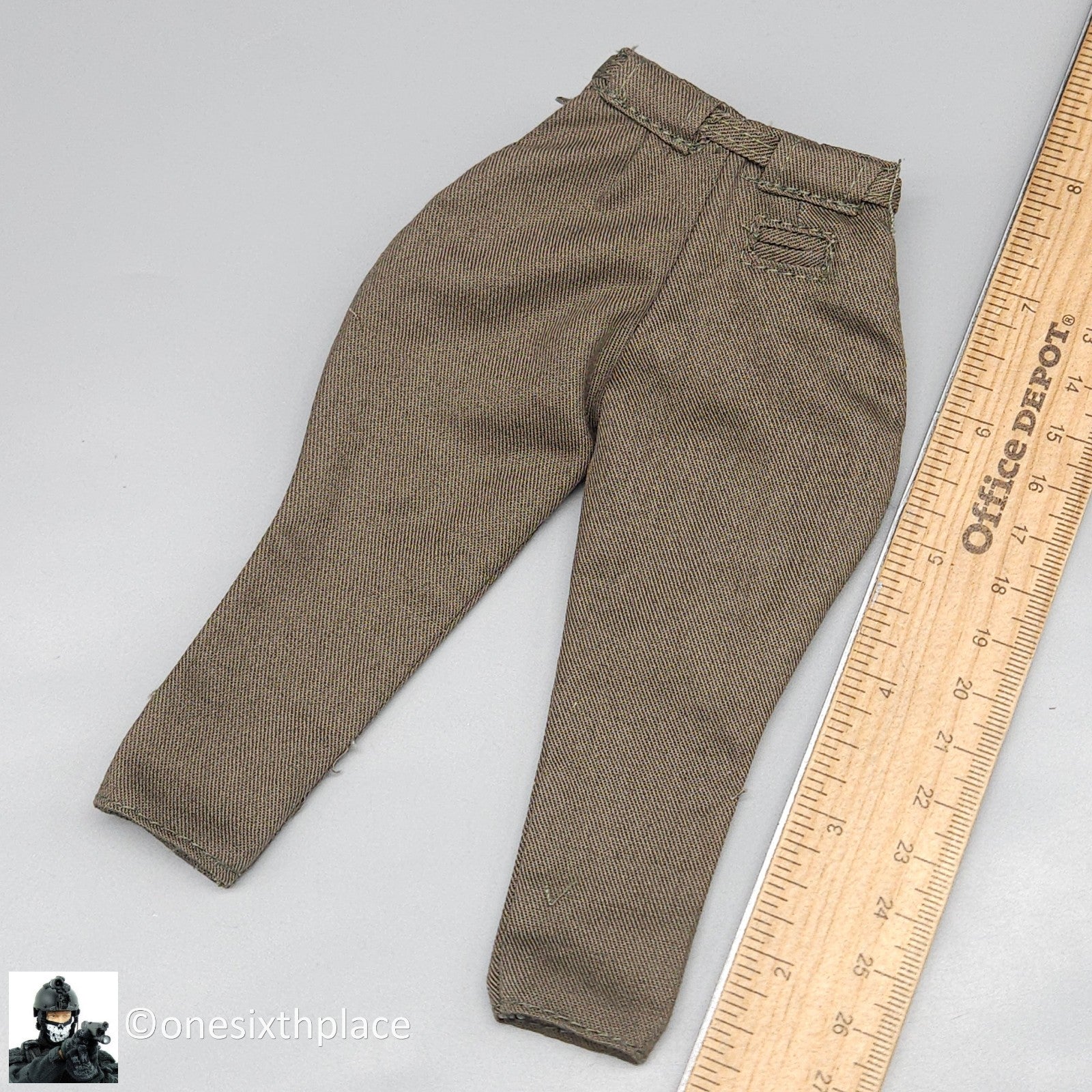 1:6 scale Dragon WWII German Elite Officer Wool Breeches Pants for 12" Figures