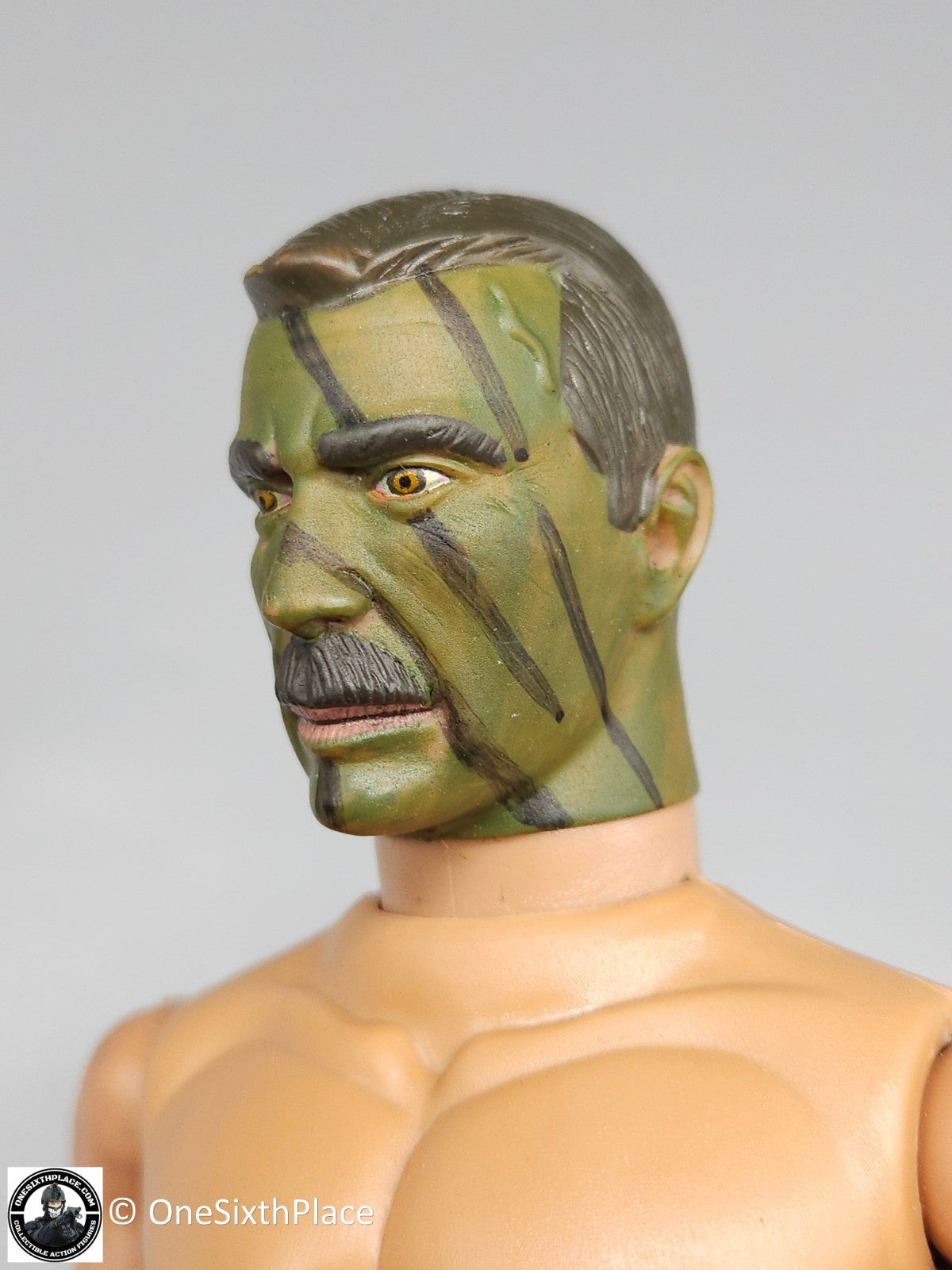 1:6 Ultimate Soldier Male Body w/ Camo Face Head & Gloves for 12" Figures