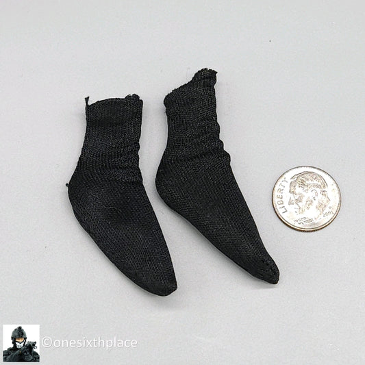 1:6 scale Dragon CIA Agent Jones Black Ankle Socks for 12" Figures