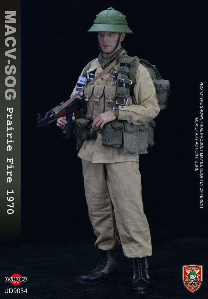 1:6 Ujindou Vietnam MACV-SOG Prairie Fire STABO Harness for 12" Figures