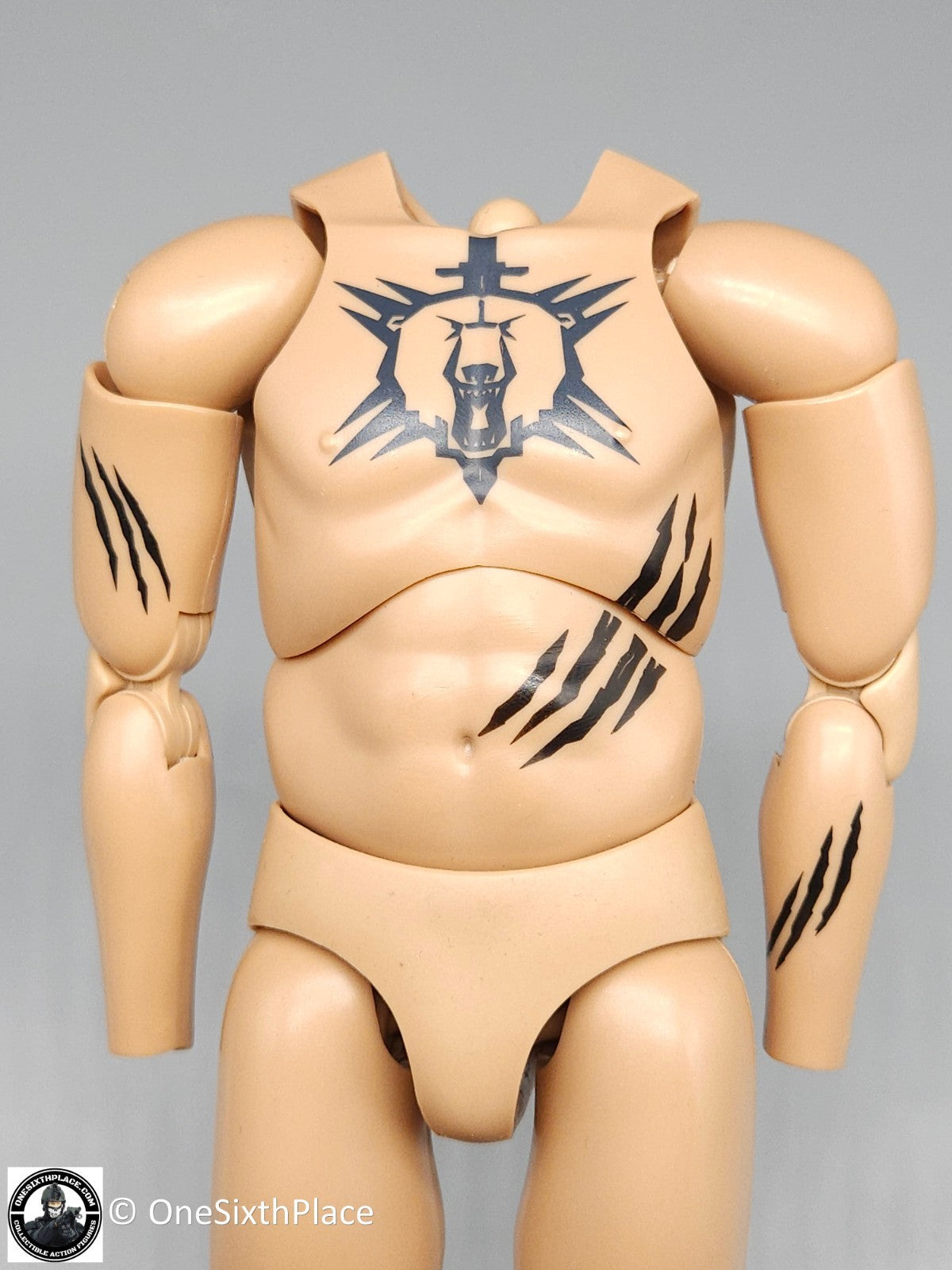 1:6 scale DamToys  Gangsters Kingdom Milevsky Tattoo Male Body for 12" Figures