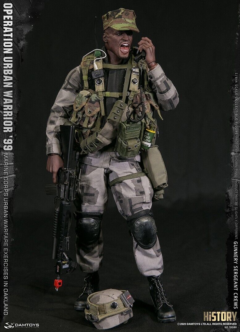 1/6 scale DamToys USMC Crews Urban Camo Uniform for 12" Figures