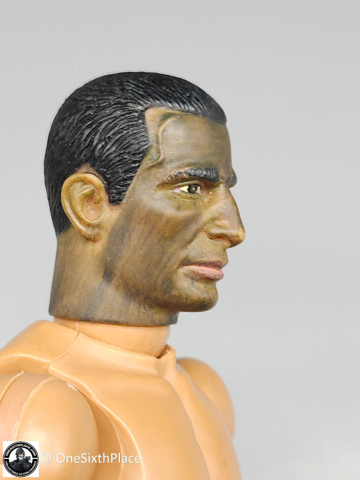 1:6 Ultimate Soldier Male Nude Body w/ Camo Face Head Sculpt for 12" Figures